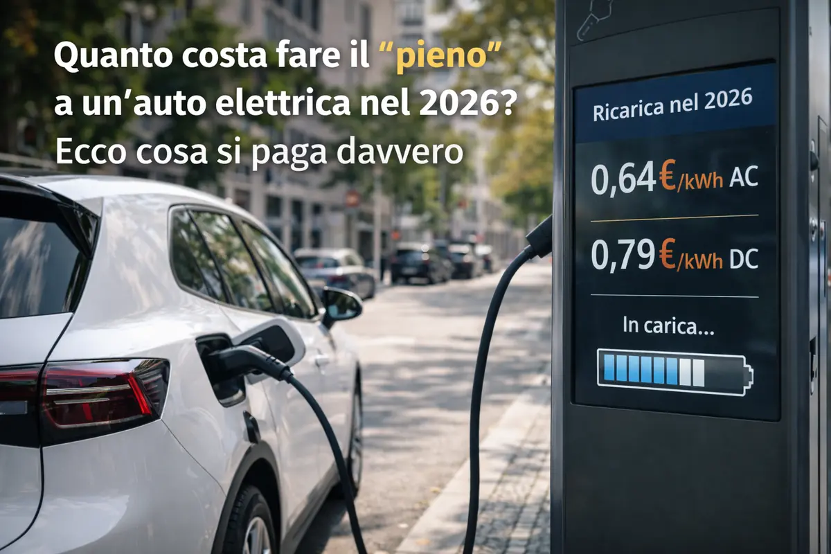 rifornimento auto elettrica