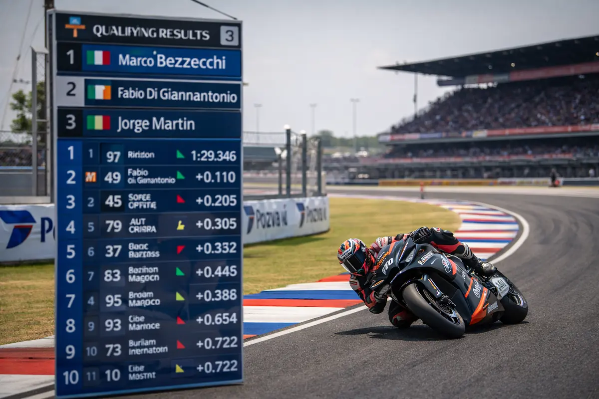 tabella risultati prove libere MotoGp